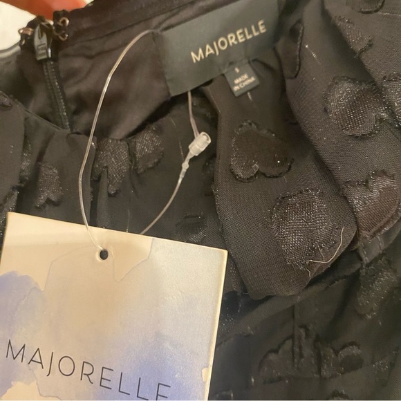 Majorelle | Kayleigh Gown In Black With Hearts Size S NEW - Picture 5 of 7
